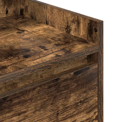 Comodini con 2 Cassetti 2 pz Rovere Fumo 38x34x80 cm - homemem39