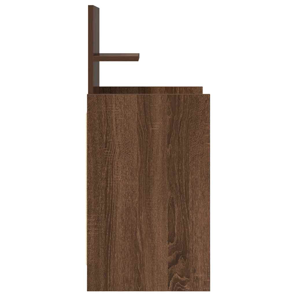 Comodini con 2 Cassetti 2 pz Rovere Marrone 38x34x80 cm - homemem39