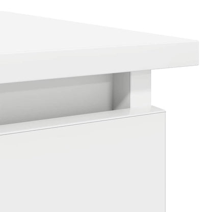 Tavolo Consolle con Cassetti Bianco 85,5x38,5x74,5 cm | homemem39