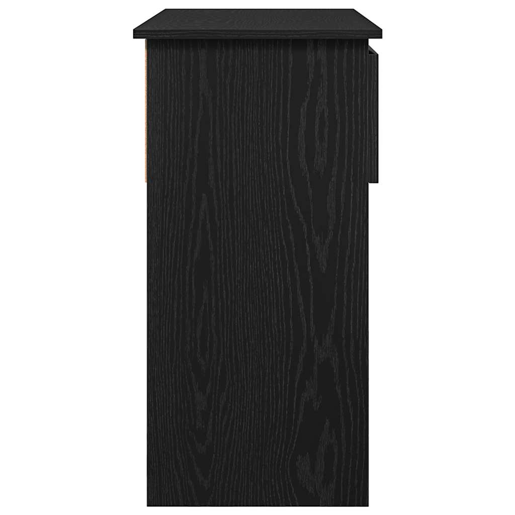 Tavolo Consolle con Cassetti Nero 85,5x38,5x74,5 cm | homemem39