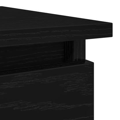 Tavolo Consolle con Cassetti Nero 85,5x38,5x74,5 cm | homemem39