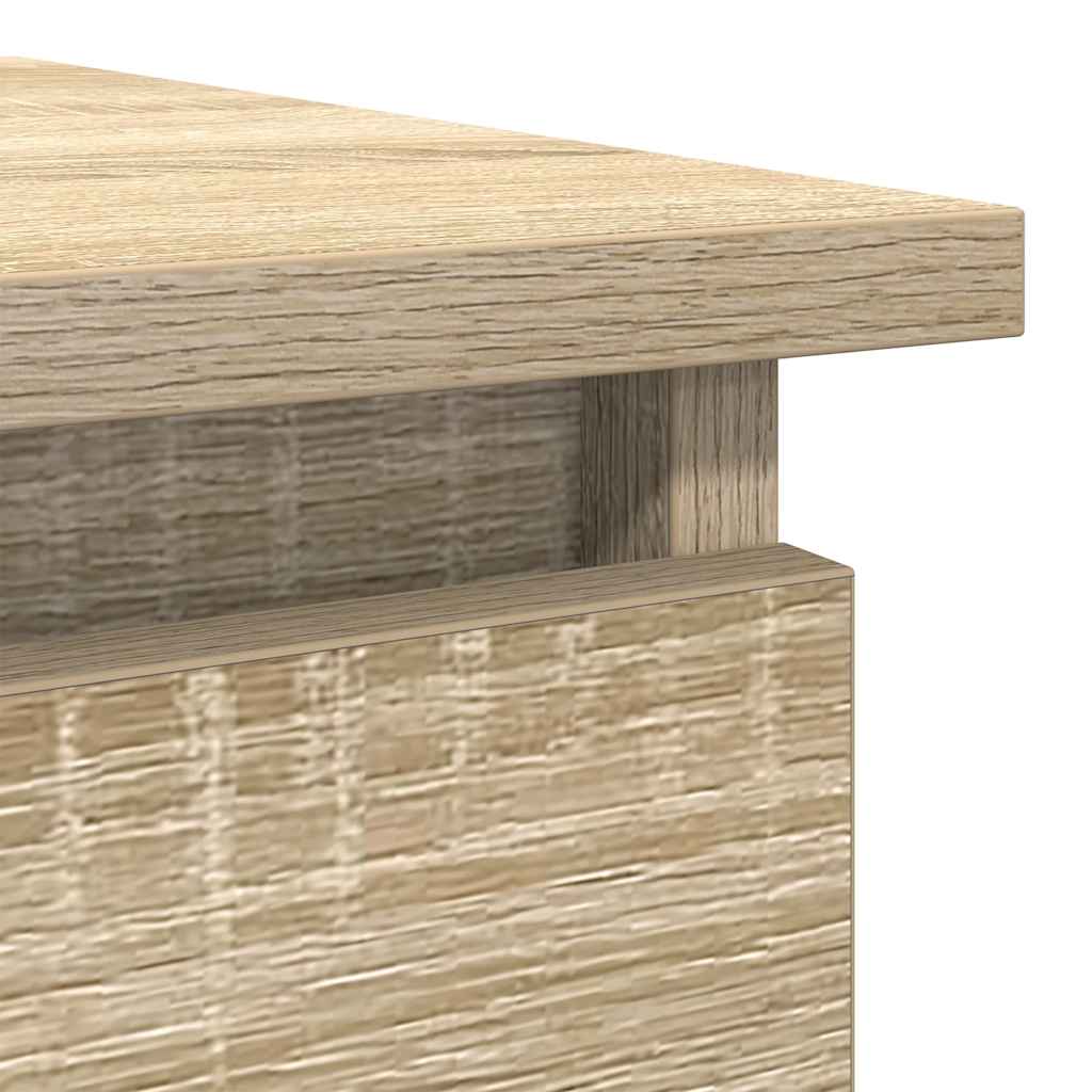 Tavolo Consolle con Cassetti Rovere Sonoma 85,5x38,5x74,5 cm - homemem39