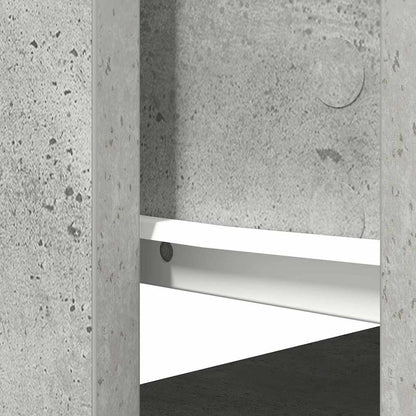 Tavolo Consolle con Cassetti Grigio Cemento 85,5x38,5x74,5 cm | homemem39