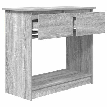 Tavolo Consolle con Cassetti Grigio Sonoma 85,5x38,5x74,5 cm | homemem39