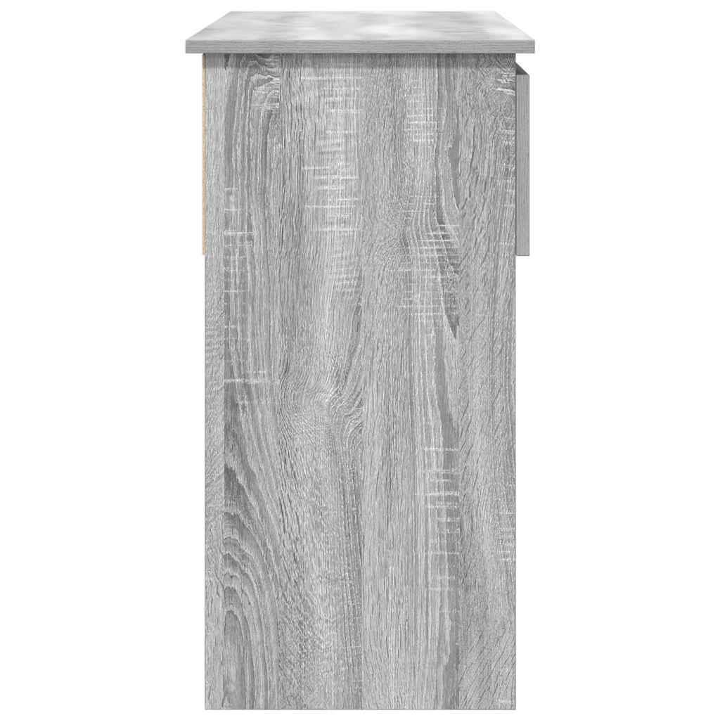 Tavolo Consolle con Cassetti Grigio Sonoma 85,5x38,5x74,5 cm | homemem39