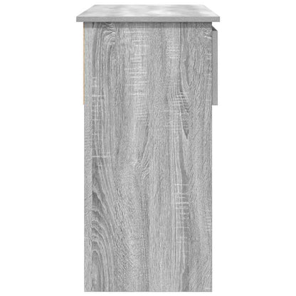 Tavolo Consolle con Cassetti Grigio Sonoma 85,5x38,5x74,5 cm | homemem39