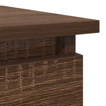 Tavolo Consolle con Cassetti Rovere Marrone 85,5x38,5x74,5 cm | homemem39