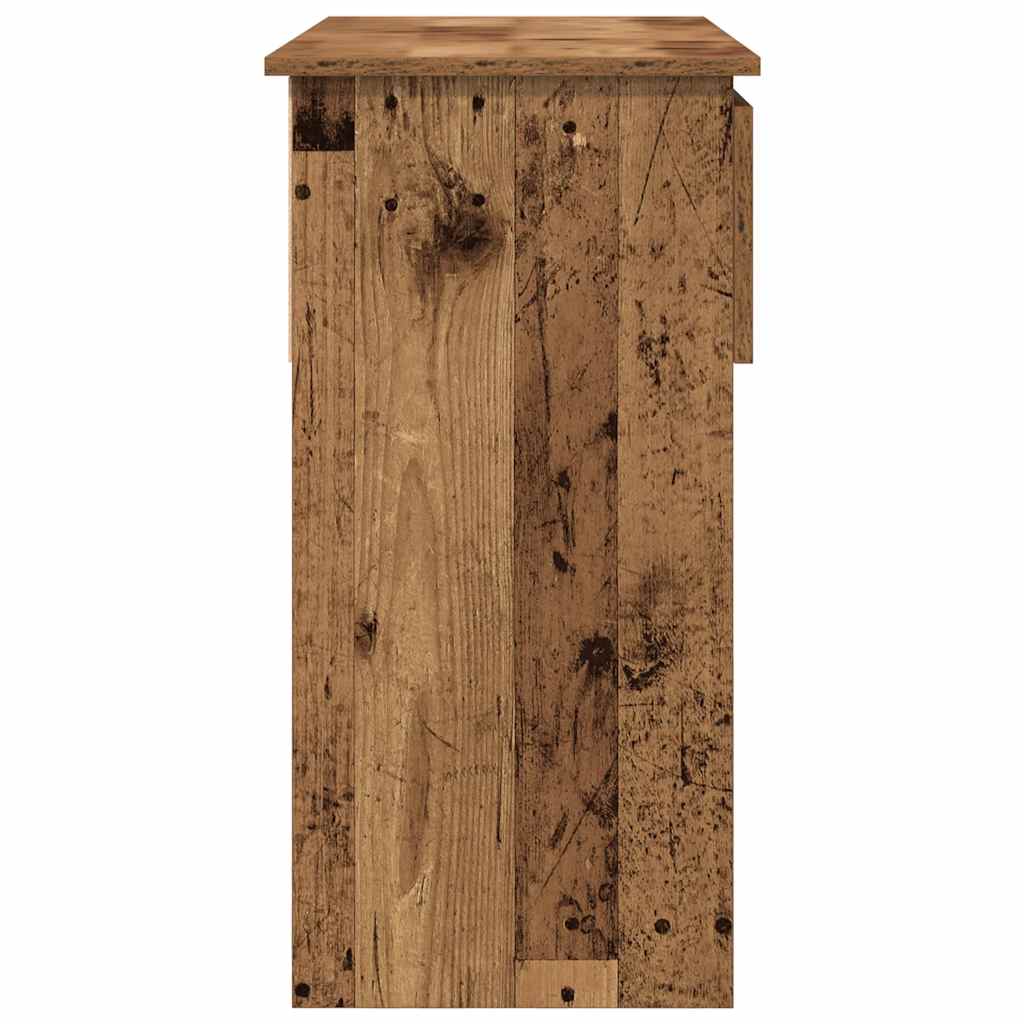 Tavolo Consolle con Cassetti Legno Antico 85,5x38,5x74,5 cm | homemem39