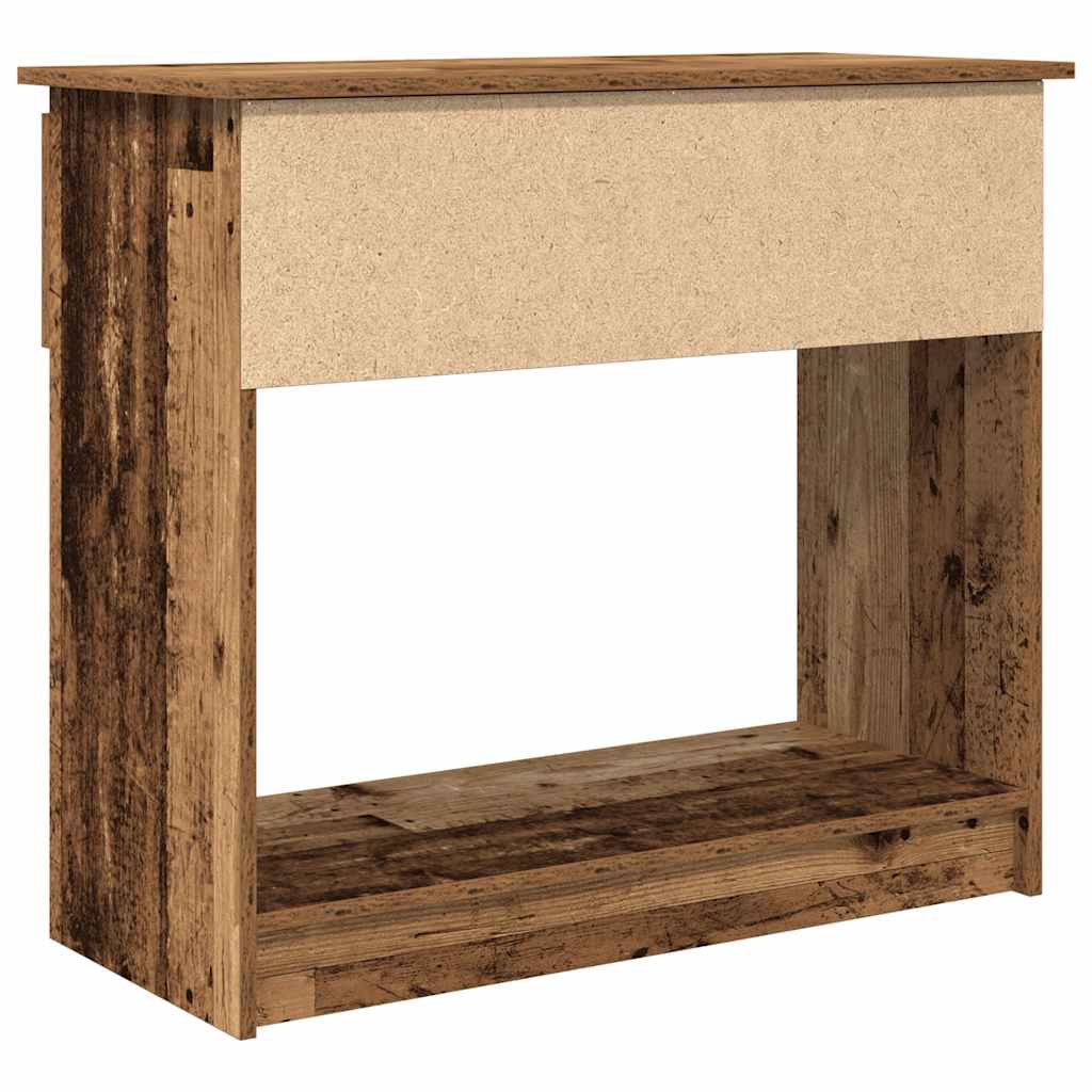 Tavolo Consolle con Cassetti Legno Antico 85,5x38,5x74,5 cm | homemem39