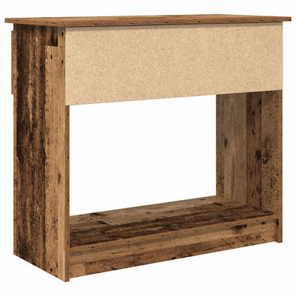 Tavolo Consolle con Cassetti Legno Antico 85,5x38,5x74,5 cm | homemem39