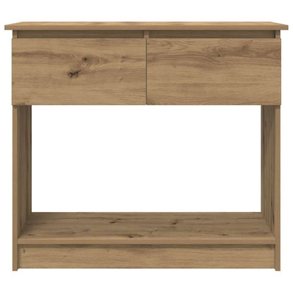 Tavolo Consolle Cassetti Rovere Artigianale 85,5x38,5x74,5 cm | homemem39