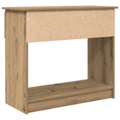 Tavolo Consolle Cassetti Rovere Artigianale 85,5x38,5x74,5 cm