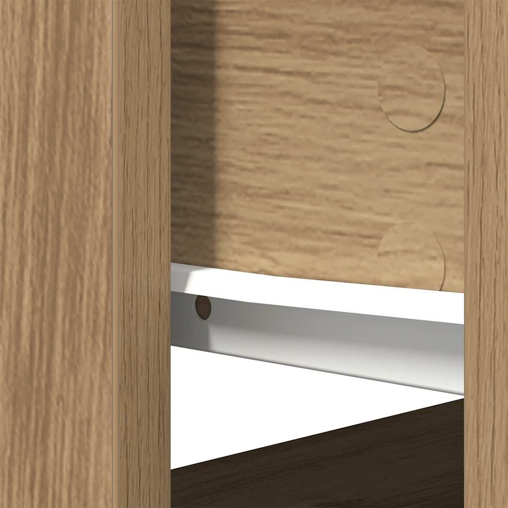 Tavolo Consolle Cassetti Rovere Artigianale 85,5x38,5x74,5 cm | homemem39