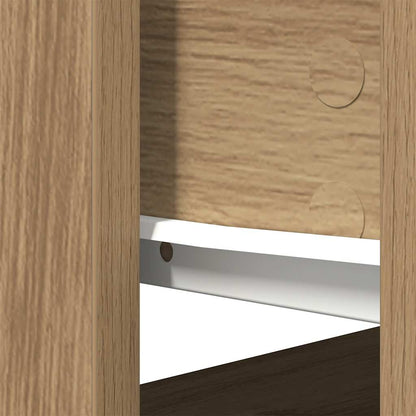 Tavolo Consolle Cassetti Rovere Artigianale 85,5x38,5x74,5 cm | homemem39