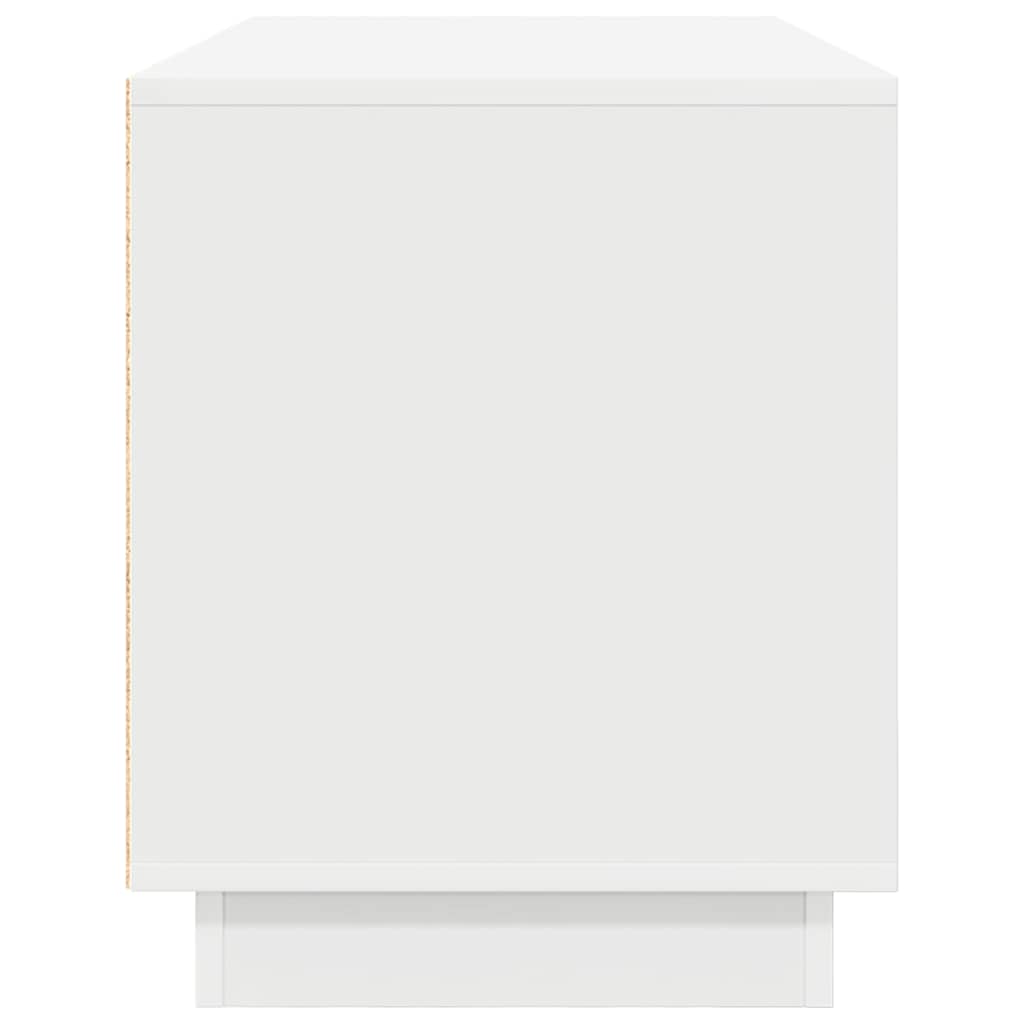 Mobile Porta TV con Luci LED Bianco 100x41x50 cm - homemem39