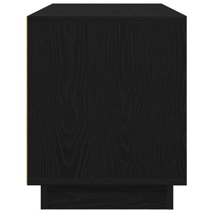 Mobile Porta TV con Luci LED Rovere Nero 100x41x50 cm - homemem39