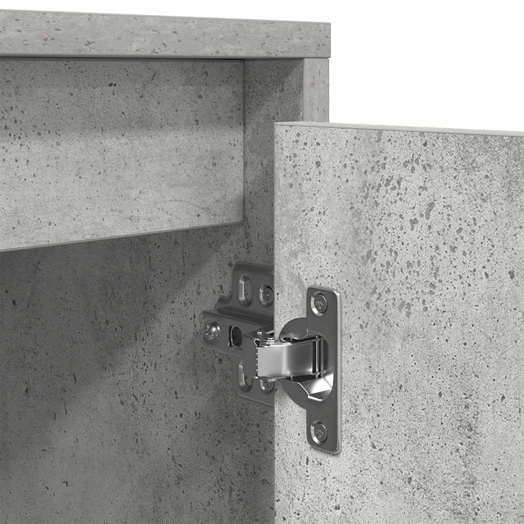 Mobile Porta TV con Luci LED Grigio Cemento 100x41x50 cm - homemem39