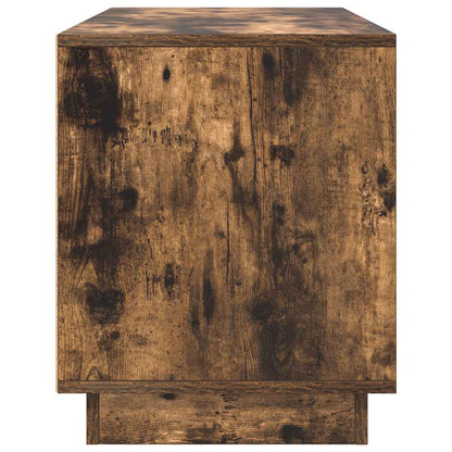 Mobile Porta TV con Luci LED Rovere Fumo 100x41x50 cm - homemem39