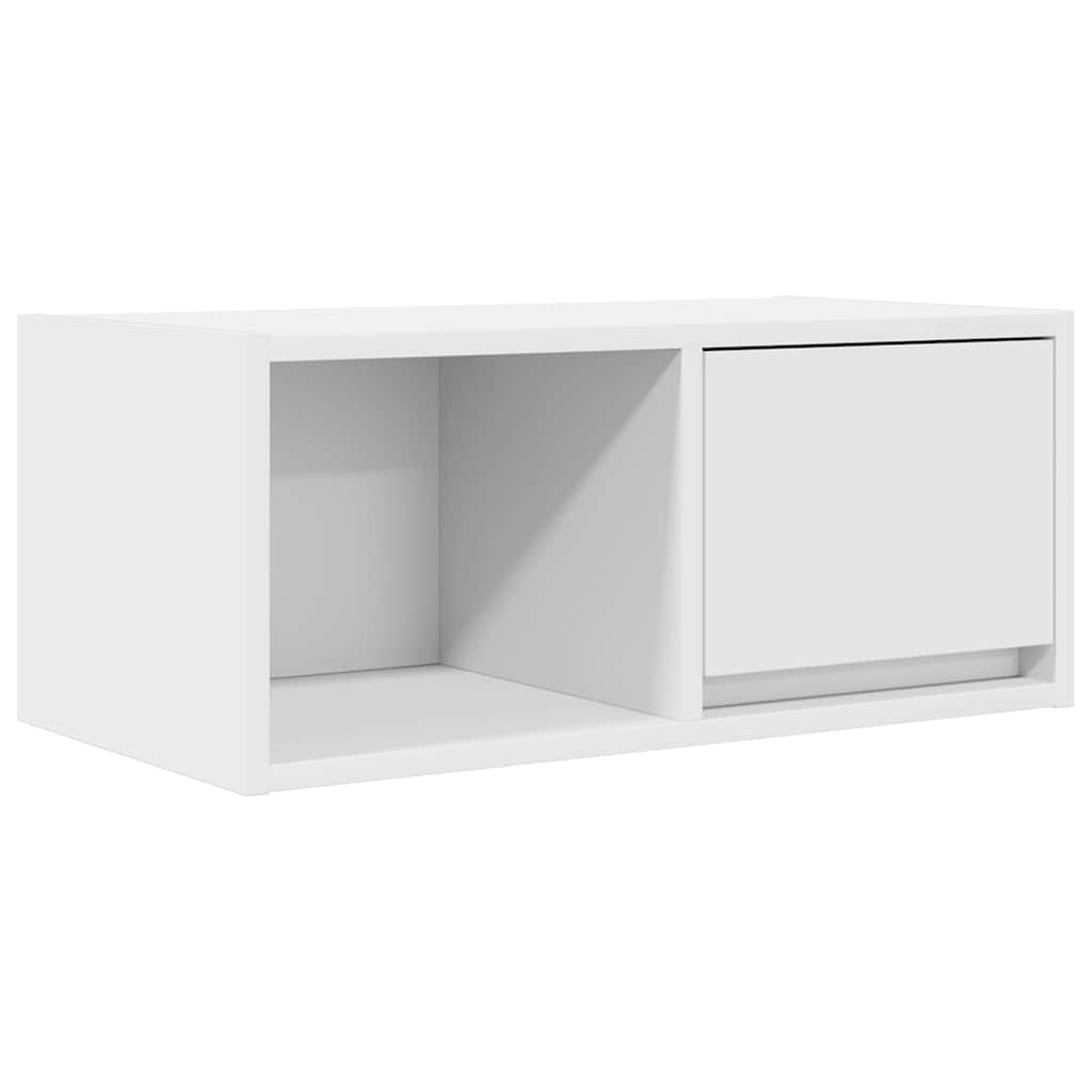 Mobile Porta TV Bianco 60x31x25,5 cm in Legno Multistrato - homemem39