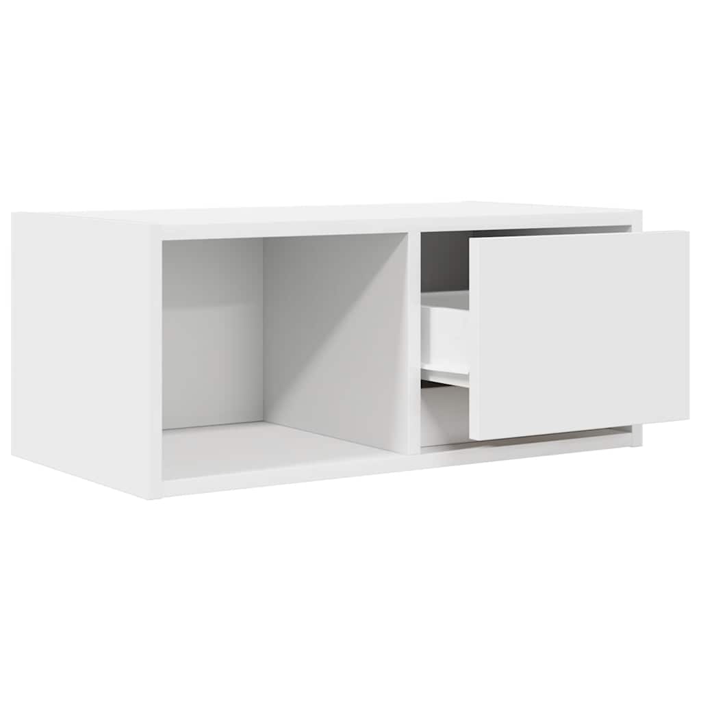 Mobile Porta TV Bianco 60x31x25,5 cm in Legno Multistrato - homemem39