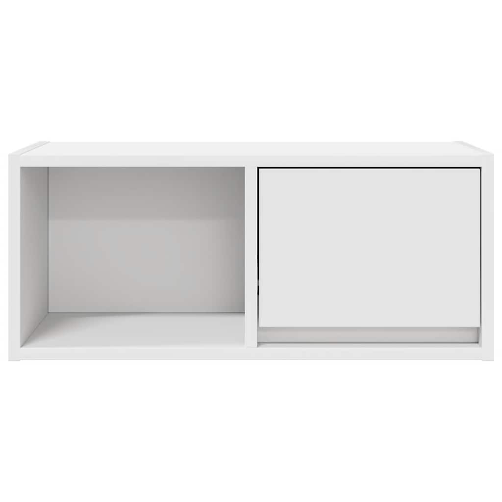 Mobili TV a Parete 2pz Bianchi 60x31x25,5 cm Legno Multistrato - homemem39