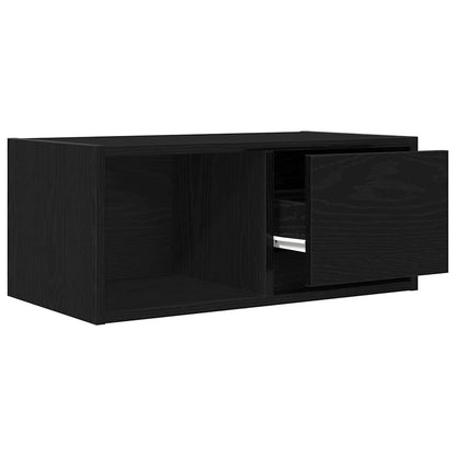 Mobili TV 2 pz Rovere Nero 60x31x25,5 cm in Legno Multistrato - homemem39