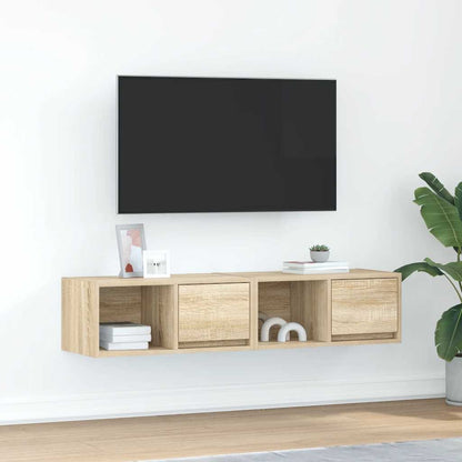 Mobili TV 2 pz Rovere Sonoma 60x31x25,5 cm in Legno Multistrato - homemem39