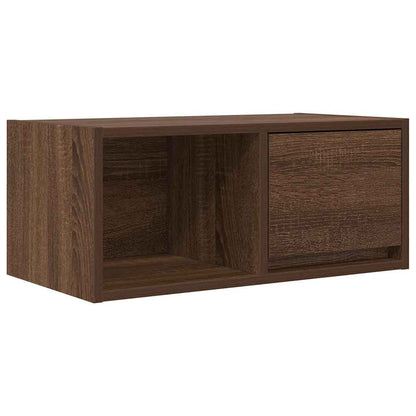 Mobile Porta TV Rovere Marrone 60x31x25,5 cm Legno Multistrato - homemem39