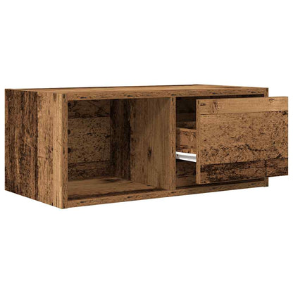 Mobile Porta TV Legno Antico 60x31x25,5 cm Legno Multistrato - homemem39