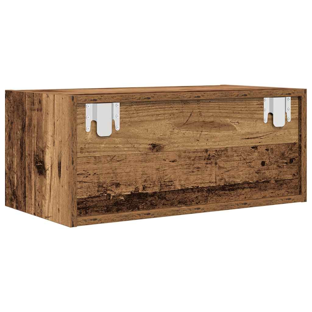 Mobile Porta TV Legno Antico 60x31x25,5 cm Legno Multistrato - homemem39