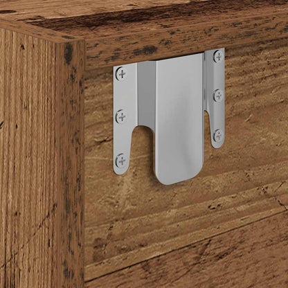 Mobile Porta TV Legno Antico 60x31x25,5 cm Legno Multistrato - homemem39