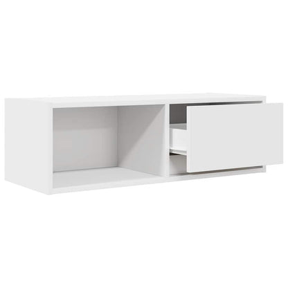 Mobile Porta TV Bianco 80x31x25,5 cm in Legno Multistrato - homemem39