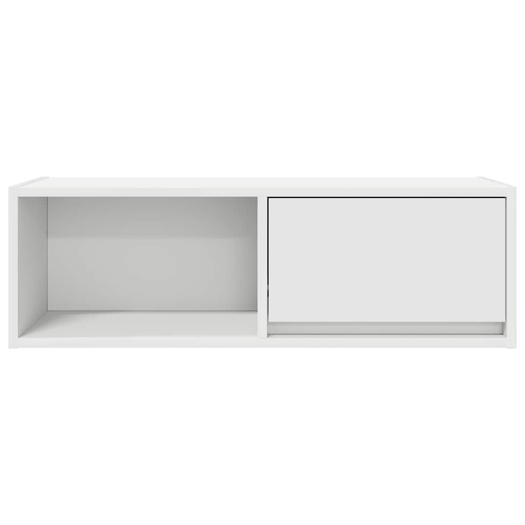 Mobile Porta TV Bianco 80x31x25,5 cm in Legno Multistrato - homemem39
