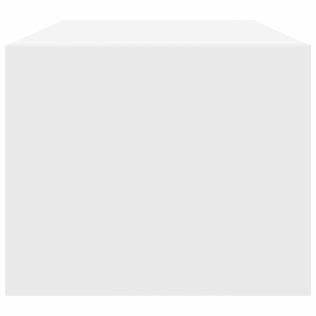 Mobile Porta TV Bianco 80x31x25,5 cm in Legno Multistrato - homemem39