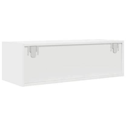 Mobile Porta TV Bianco 80x31x25,5 cm in Legno Multistrato - homemem39