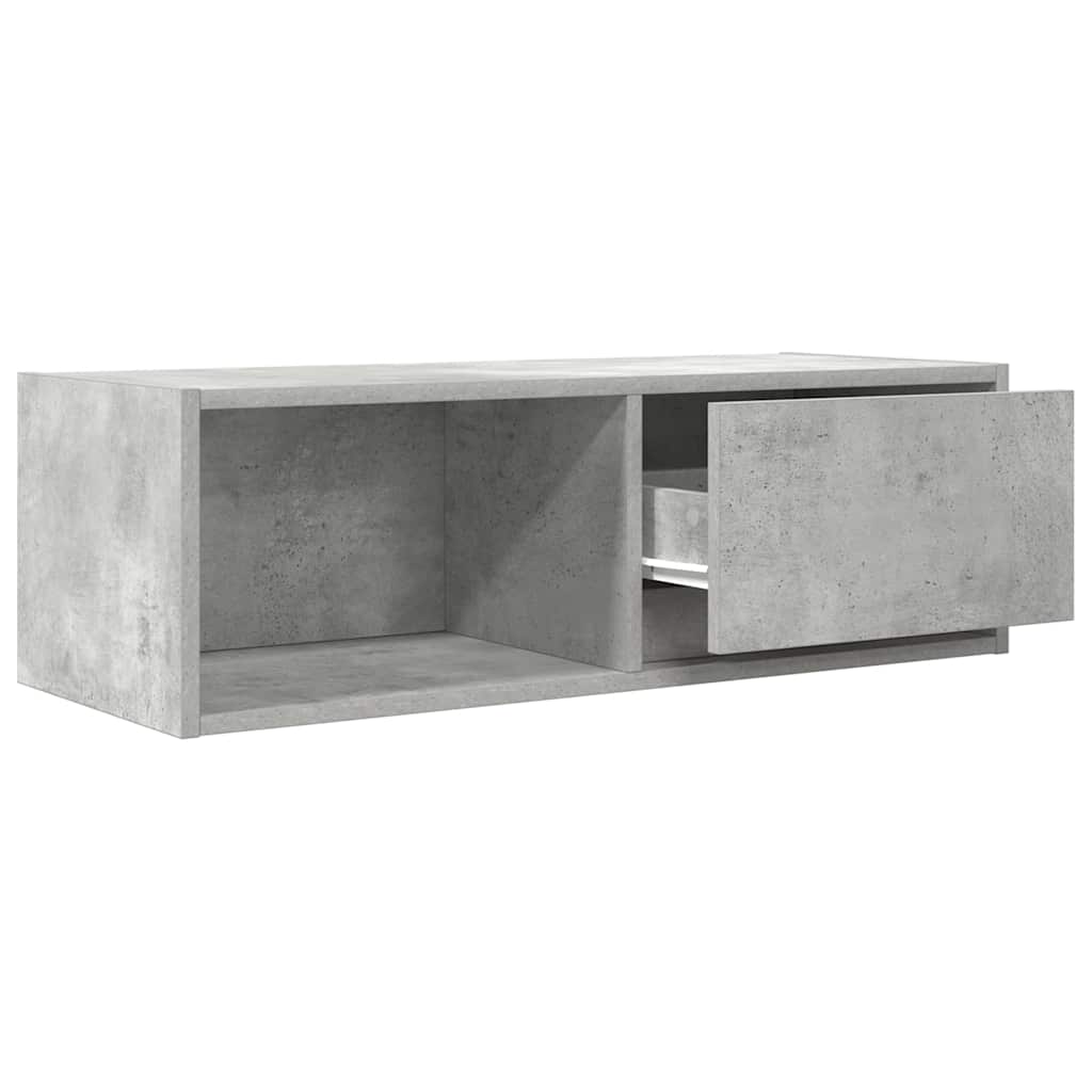 Mobile per TV Grigio Cemento 80x31x25,5 cm Legno Multistrato - homemem39