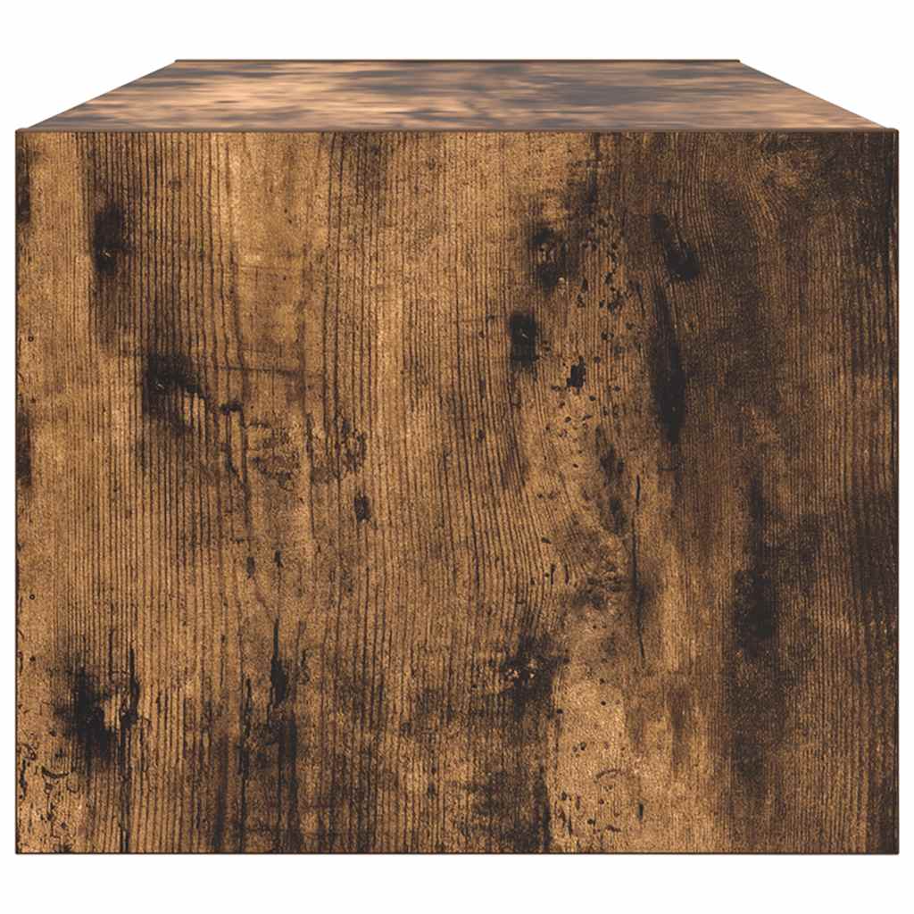 Mobile Porta TV Rovere Fumo 80x31x25,5 cm in Legno Multistrato - homemem39