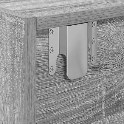 Mobile Porta TV Grigio Sonoma 80x31x25,5 cm Legno Multistrato - homemem39