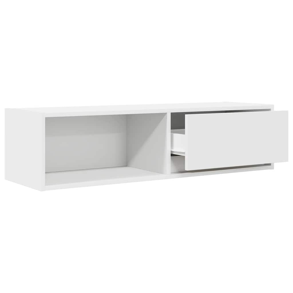 Mobile Porta TV Bianco 100x31x25,5 cm in Legno Multistrato - homemem39