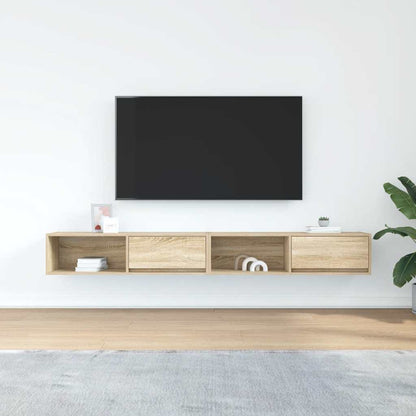 Mobili TV 2 pz Rovere Sonoma 100x31x25,5cm in Legno Multistrato - homemem39