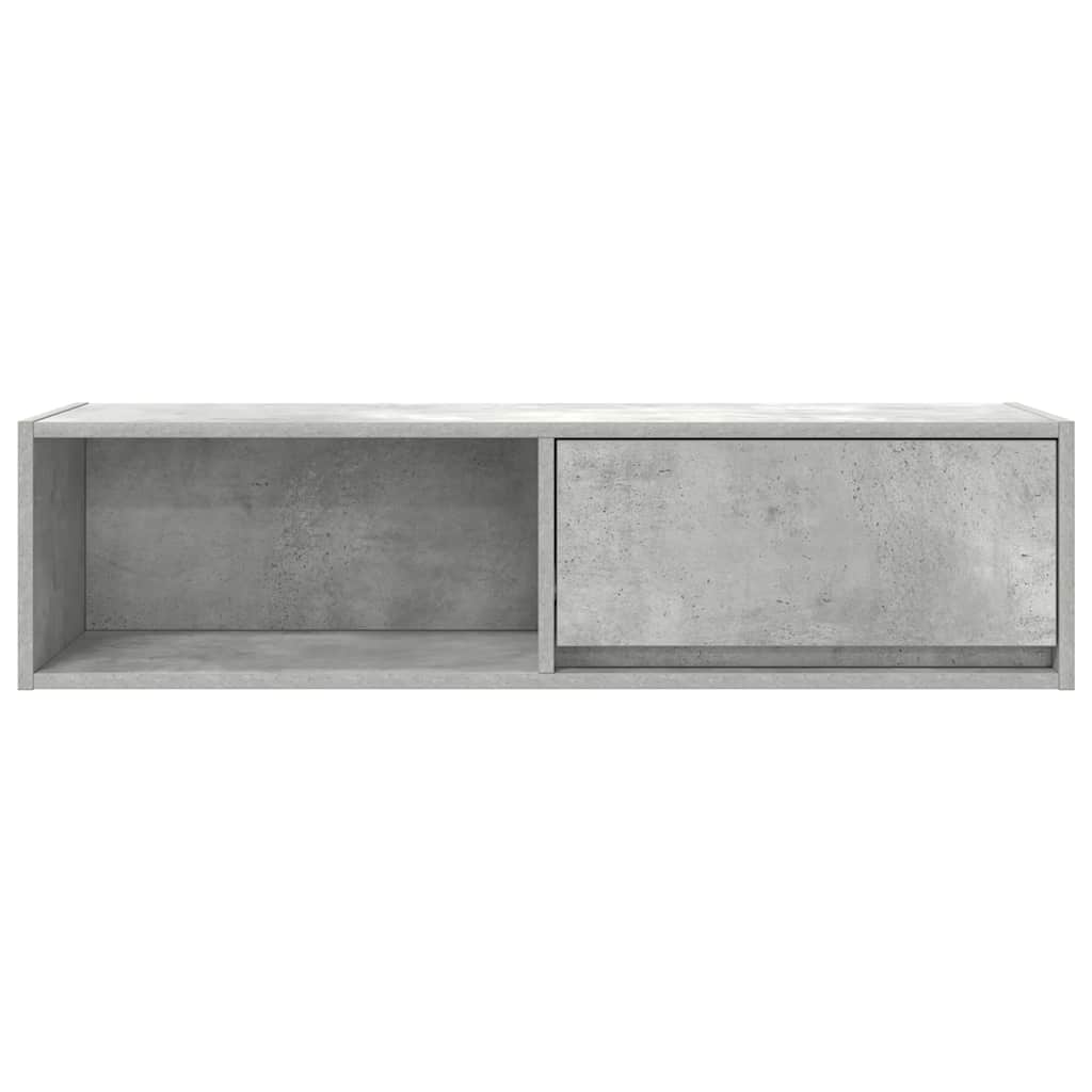 Mobile TV Grigio Cemento 100x31x25,5 cm Legno Multistrato - homemem39
