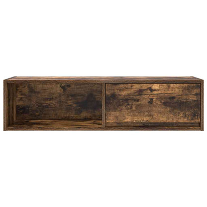Mobile TV Rovere Fumo 100x31x25,5 cm in Legno Multistrato