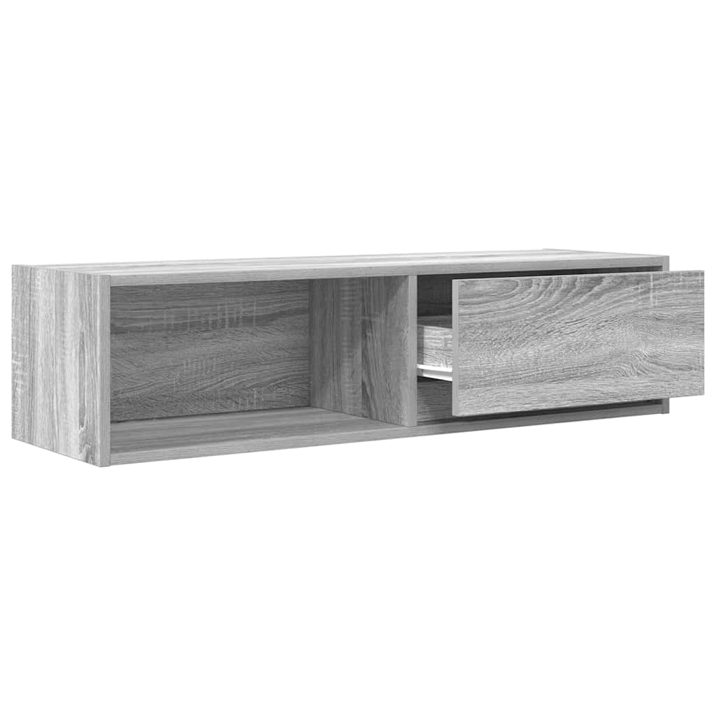 Mobili TV 2pz Grigio Sonoma 100x31x25,5 cm Legno Multistrato - homemem39
