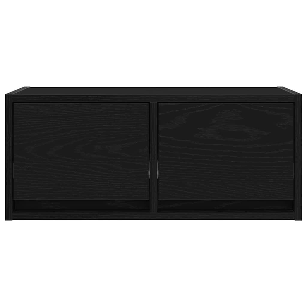 Mobili TV 2 pz Rovere Nero 60x31x25,5 cm in Legno Multistrato - homemem39