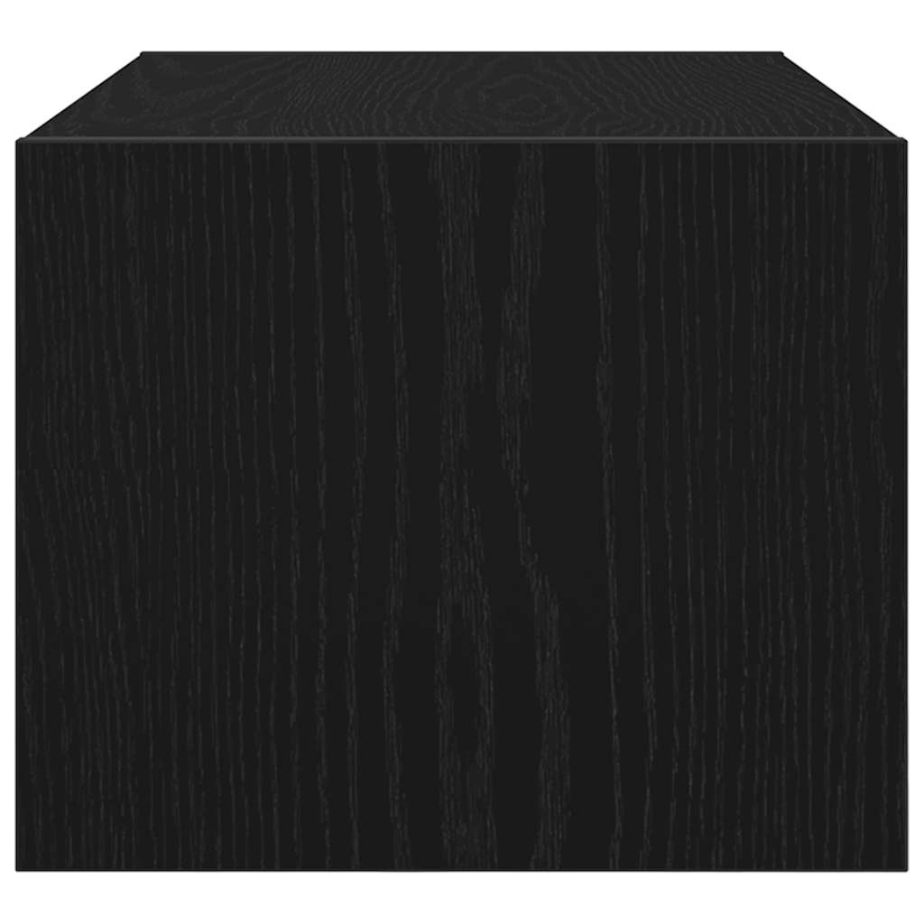 Mobili TV 2 pz Rovere Nero 60x31x25,5 cm in Legno Multistrato - homemem39