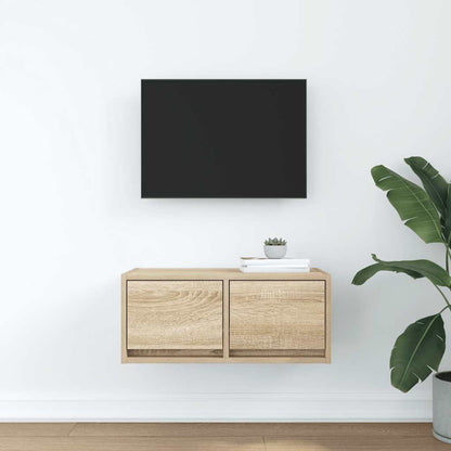 Mobile Porta TV Rovere Sonoma 60x31x25,5 cm Legno Multistrato - homemem39