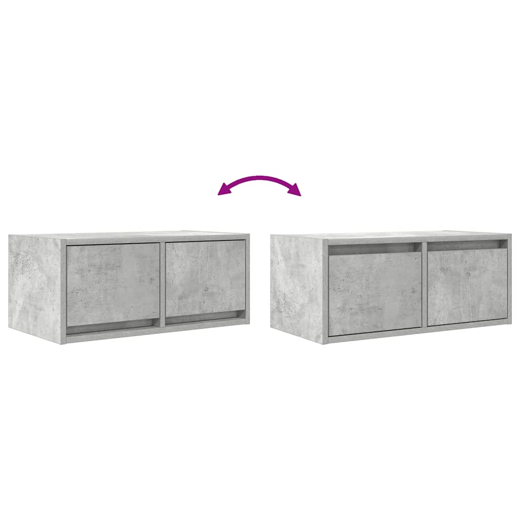 Mobile per TV Grigio Cemento 60x31x25,5 cm Legno Multistrato - homemem39