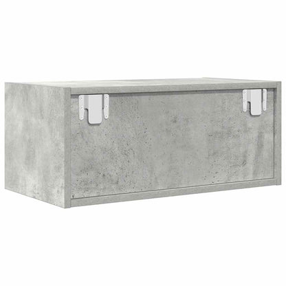 Mobili TV 2 pz Grigio Cemento 60x31x25,5cm in Legno Multistrato - homemem39