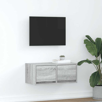 Mobile Porta TV Grigio Sonoma 60x31x25,5 cm Legno Multistrato - homemem39