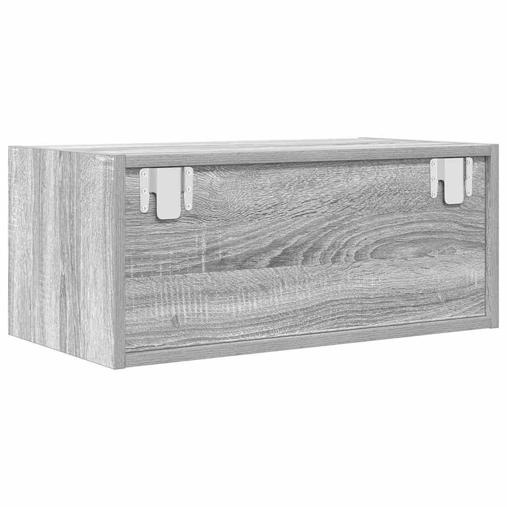 Mobili TV 2pz Grigio Sonoma 60x31x25,5 cm Legno Multistrato - homemem39
